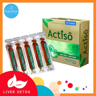 ✅[Liver Detox] Cao Actiso Dạng Nước - Giải độc, mát gan, detox cơ thể - Hộp 10 ống * 10ml