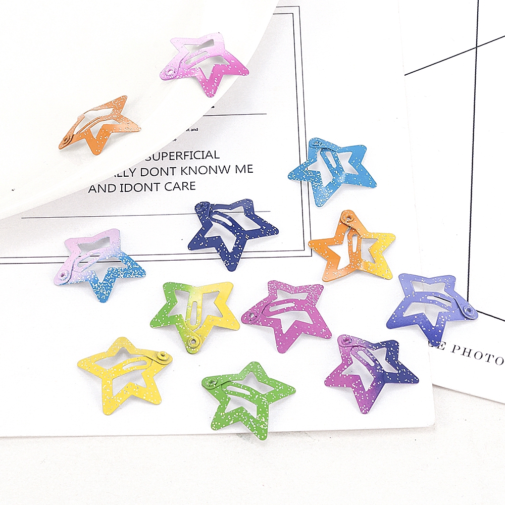 Bộ 12 Kẹp Tóc Hình Bướm Xinh Xắn Cho Bé Gái