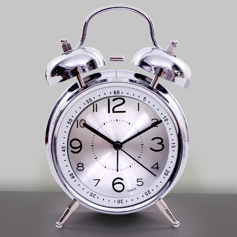 Đồng Hồ Báo Thức Sáng Tạo. Chuông Cơ Khí Đơn Giản Bằng Kim Loại Thời Trang Cho Học Sinh