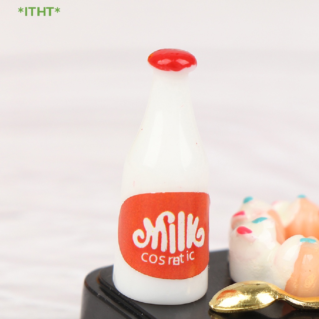 Mô Hình Bộ Ấm Trà Chiều Đồ Tráng Miệng Mini Cho Nhà Búp Bê Mới