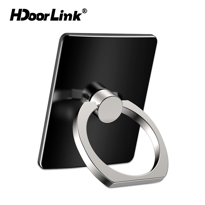 HdoorLink Finger Ring Holder Rotating Phone Stand Anti-Fall SmartPhone Mount Extremely Thin Luxury Metal Phone