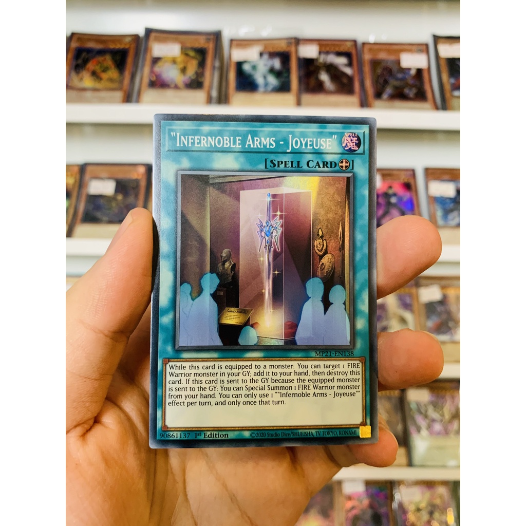 Thẻ Bài Lẻ YugiOh! Mã MP21-EN138 - "Infernoble Arms - Joyeuse" - Super Rare - 1st Edition