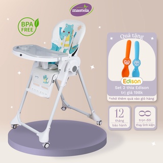 Ghế ăn dặm đa năng cho bé Mastela 1015 có 5 mức nâng hạ độ cao, 3 chế độ ngả, dùng cho bé từ 6 tháng - 5 tuổi, ASTM Mỹ