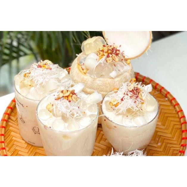 Set Chè dừa dầm Hải Phòng chính hiệu, 20 bát, chỉ có tại Xưởng Chè ngon và đồ ăn vặt