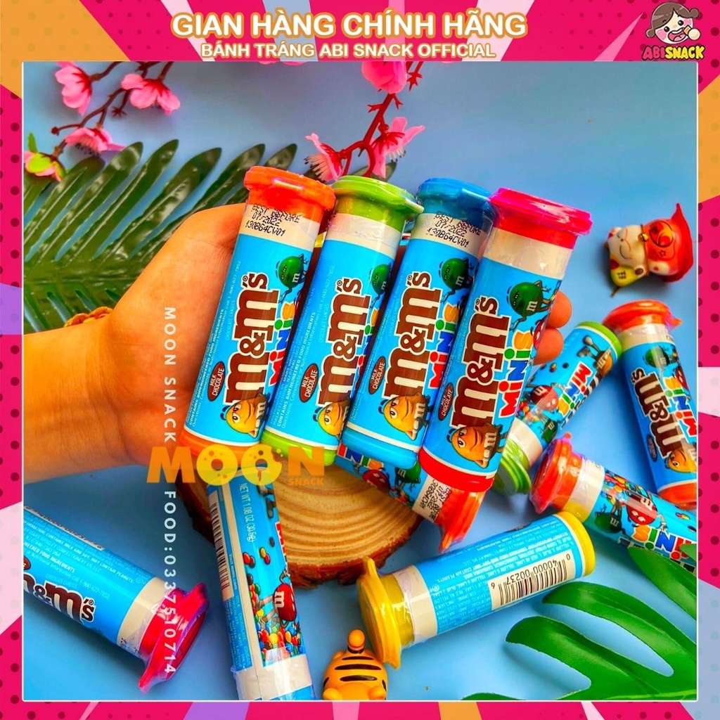 Lẻ 1 hộp Socola M&amp;m's Chocolate Minis Tube - Nhập khẩu Mỹ hủ 30.6g