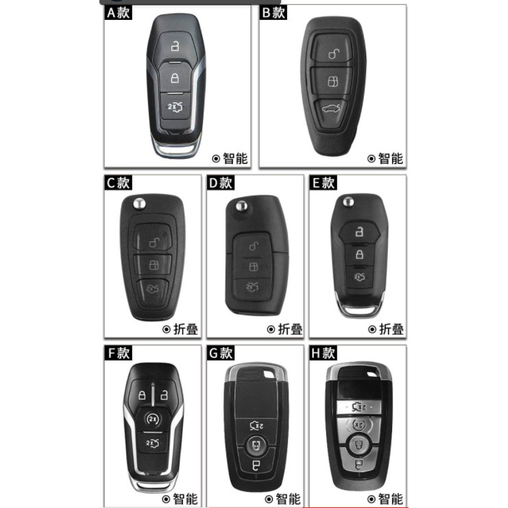 Móc Khóa Kim Loại Sợi Carbon Hình Logo Xe Hơi Ford