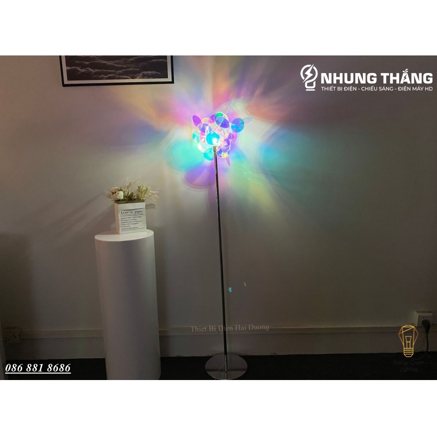 Đèn Trang Trí Vòng Cực Quang Đa Sắc Siêu Đẹp DB-913,DB-914 - 2 Kích Thước - Trang Trí Phòng Ngủ Lãng Mạn