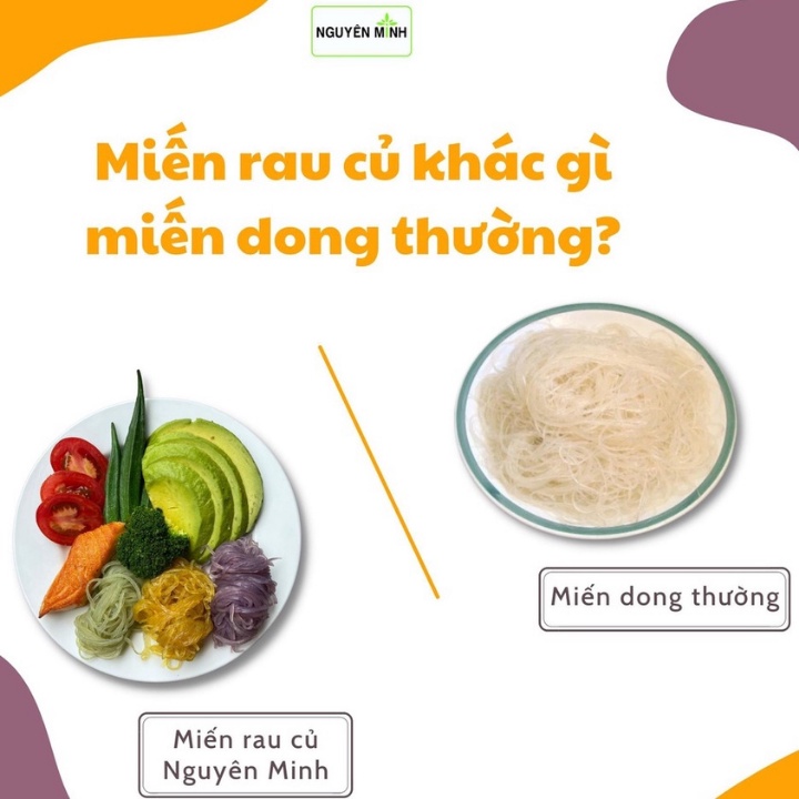 Miến rau củ cho bé ăn dặm Nguyên Minh 250gr