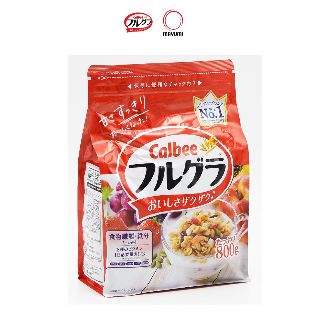 [Mã FMCGMALL giảm 8% Tối đa 40K đơn 250K] Date 07/21-02/22 - Ngũ cốc trái cây Calbee Nhật Bản | BigBuy360 - bigbuy360.vn