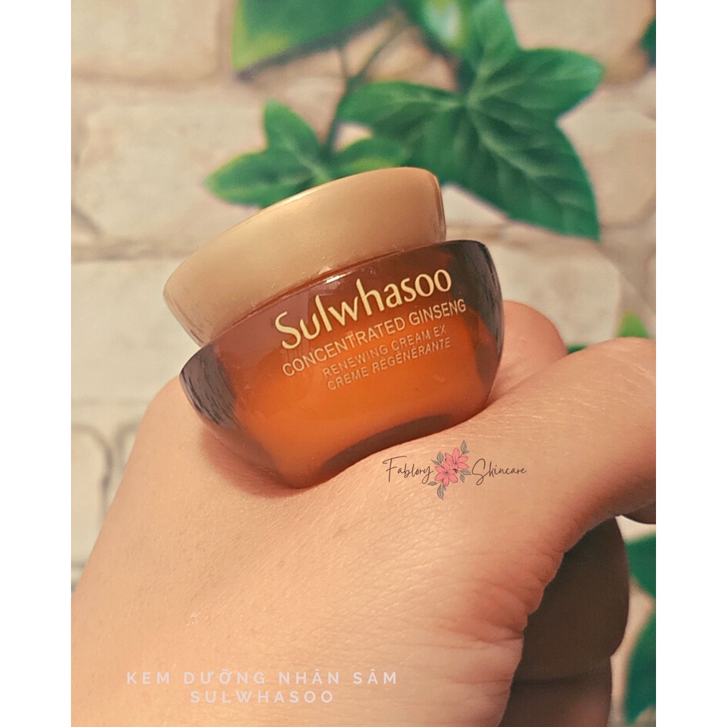 Kem dưỡng nhân sâm Sulwhasoo Concentrated Ginseng Renewing Cream phục hồi da gấp 3 lần. chống lão hoá mạnh mẽ mới nhất