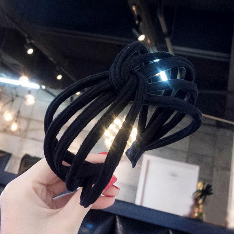 ### Băng Đô Cài Tóc Đính Nút Thời Trang Cho Nữ