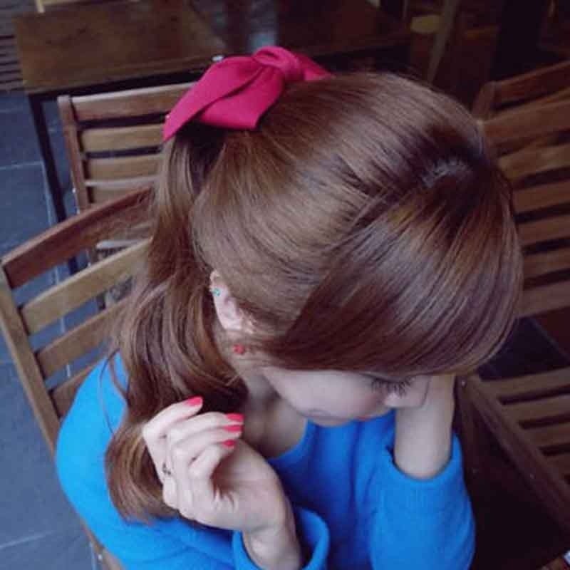 Kẹp tóc màu trơn thời trang nữ tính