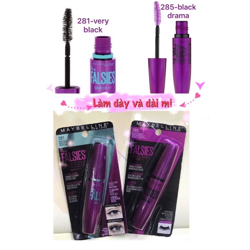 Mascara Maybelline các loại