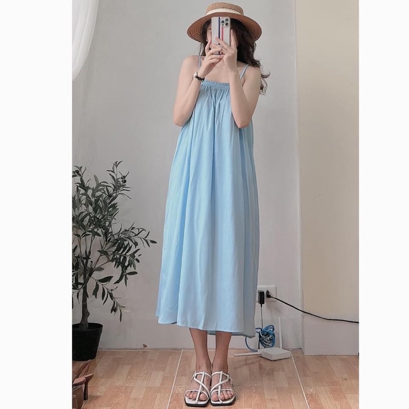 Đầm - Váy hai dây đũi siêu mát cho mùa hè