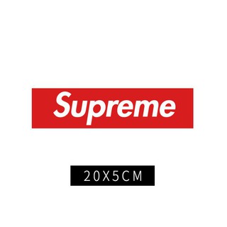 Bộ 02 miếng Tem dán phản quang Supreme