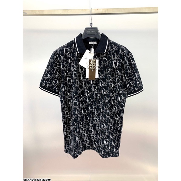 ✨HÀNG 1:1✨Áo polo Dior tay lỡ hàng Xuất khẩu_Áo thun có cổ Dior cho nam chất vải nhập khẩu anew
