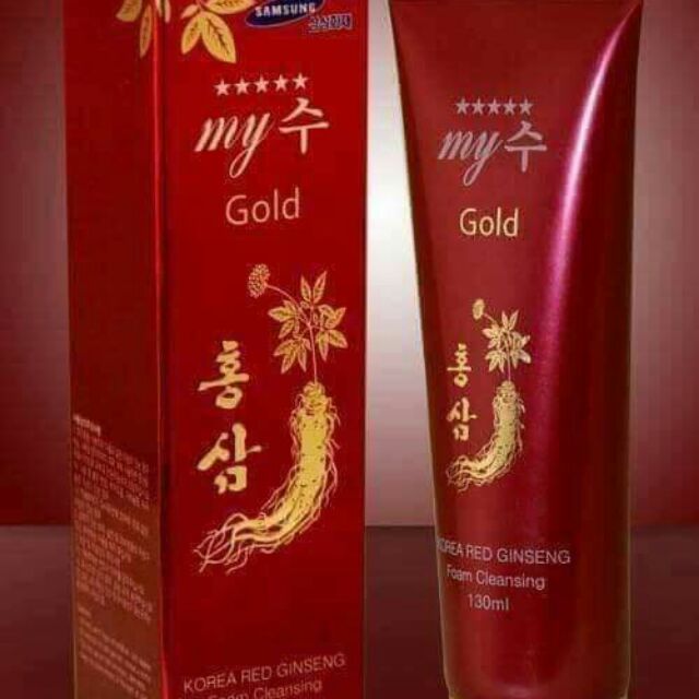 Sữa rửa mặt sâm đỏ hàn quốc (combo)