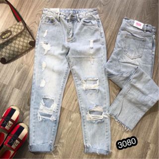 [HT126] QUẦN BAGGY JEANS NỮ ĐẸP