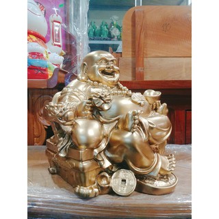 Tượng phật di lặc bột đá cao 25cm