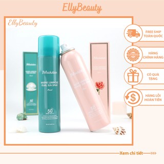 [MẪU MỚI] Xịt chống nắng JM Solution Marine Luminous Pearl Sun Spray SPF50+ /PA +++ 180ml