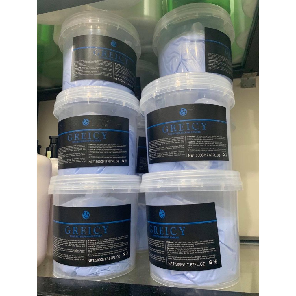 Bột tẩy tóc xanh Greicy 500g