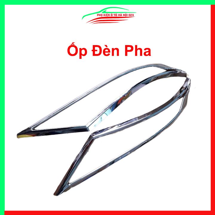 Ốp viền đèn pha hậu mạ crom Triton 2019-2020 chống trầy trang trí bảo vệ xe