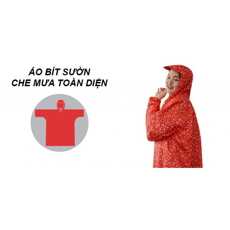 [Cao cấp] Áo mưa Rando Poncho Colosur “Che chở toàn diện” APNM-43