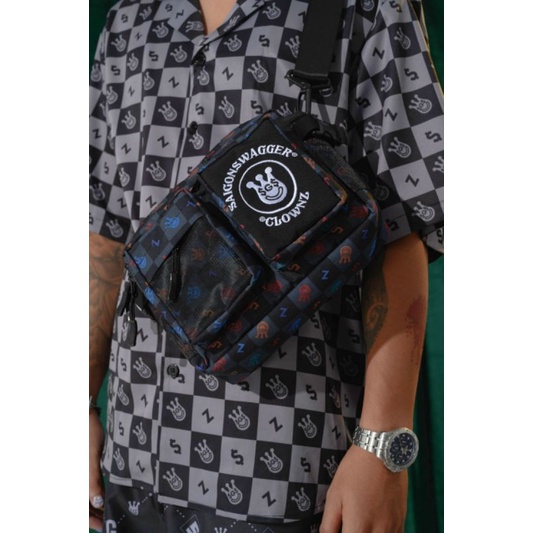 Túi đeo chéo local brand Satchel Clownz x SGS unisex freestyle