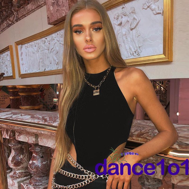 Bodysuit Cổ Cao Hở Lưng Quyến Rũ Cho Nữ (1O1-B)