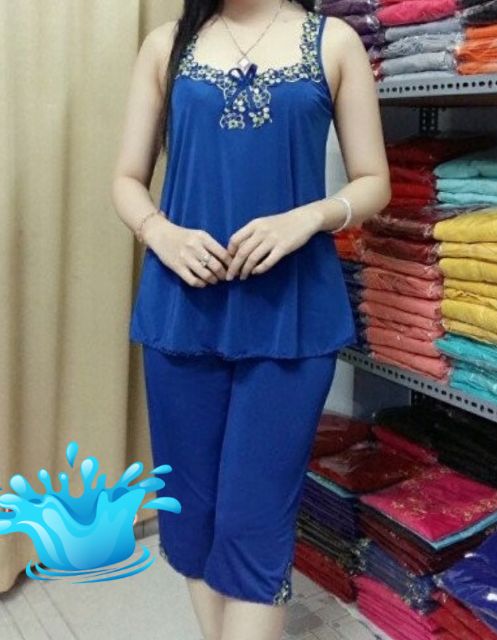 đồ bộ lửng thun lạnh Size 4 tu 57-60kg | BigBuy360 - bigbuy360.vn