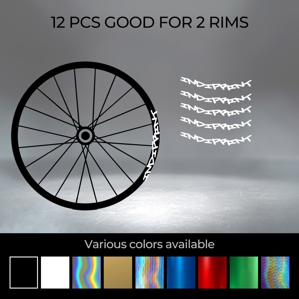 Decal Viền Chữ Graffiti Tùy Chỉnh | 26 | 27.5 | 29 | Miếng Dán Vành Bánh Xe Đạp Leo Núi Chất Lượng Cao