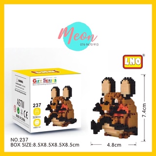 Mini Block | Đồ chơi xếp hình lego | - Dedenne (pokemon) -  324 pcs