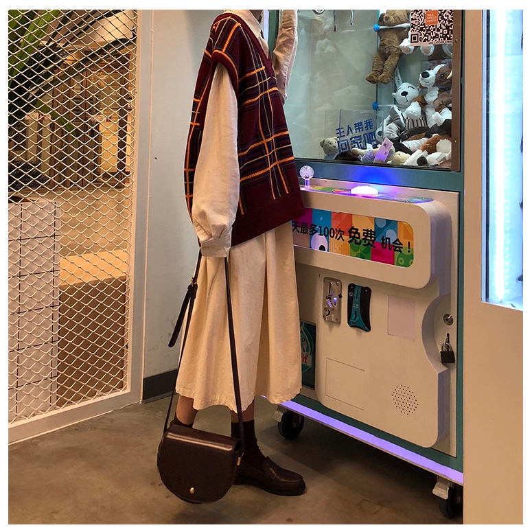 Áo Khoác Len Không Tay Cổ Chữ V Form Rộng Thời Trang Mùa Đông 5902 Phong Cách Nhật Bản | BigBuy360 - bigbuy360.vn