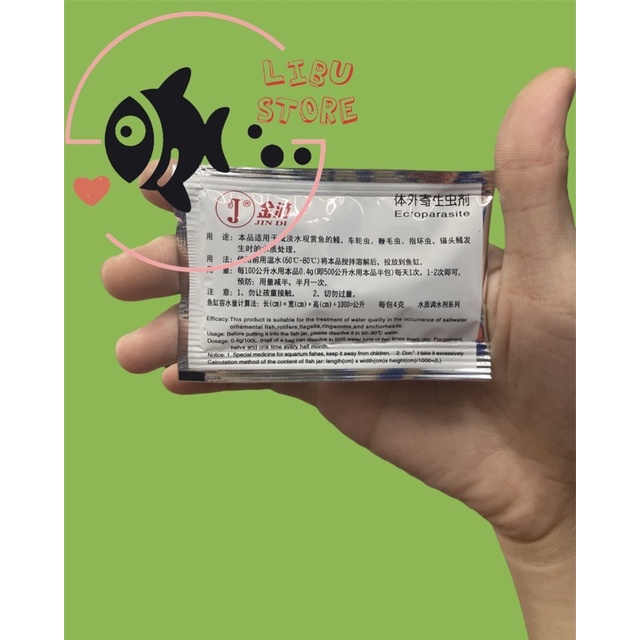 JINDI XANH trị rận nước - 1 gói