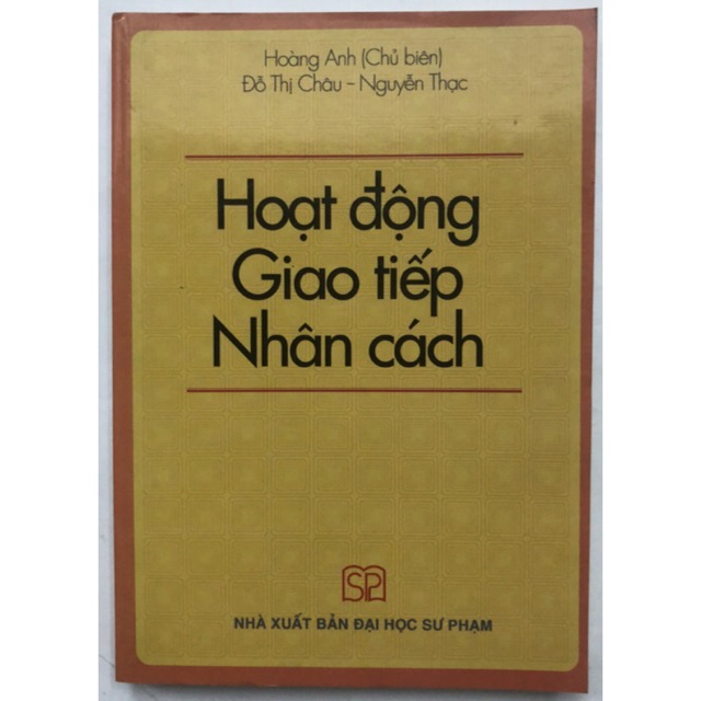 Sách - Hoạt động giao tiếp nhân cách