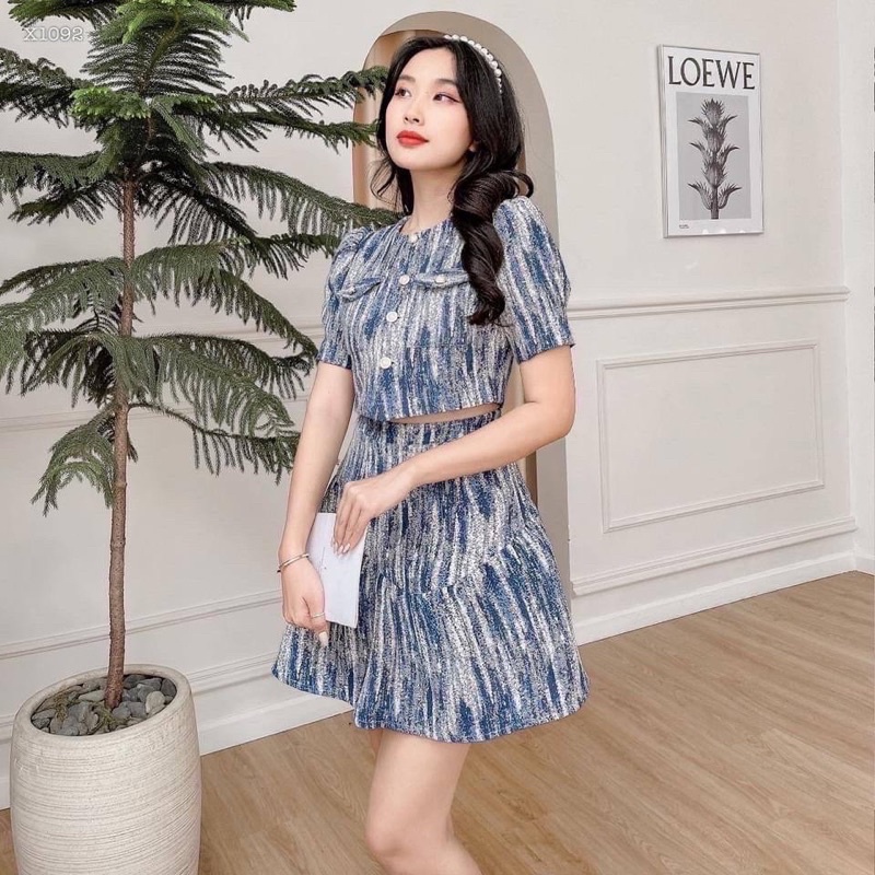 SET ÁO DẠ KÈM CHÂN VÁY