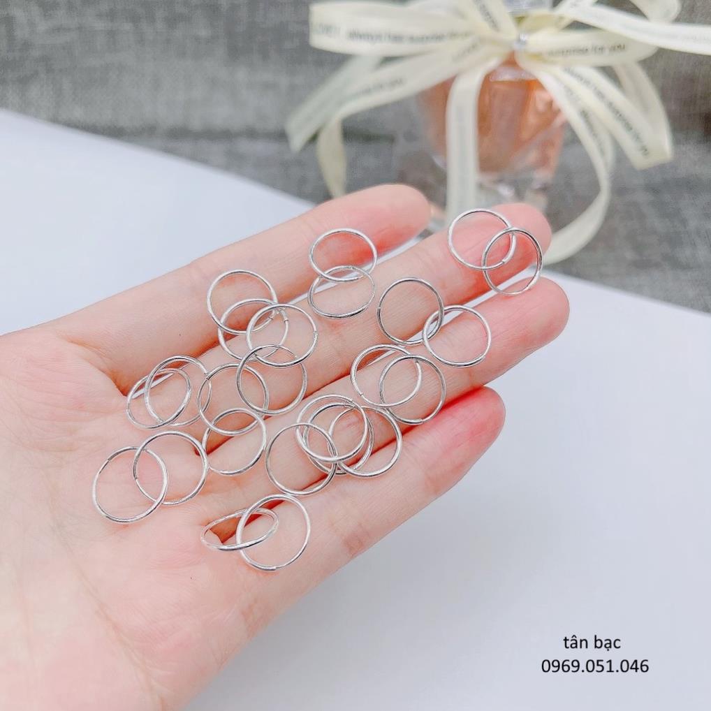 Bông tai bạc , đeo tai , đeo mũi,  bông tai kiểu dáng baxic đơn giản dễ thương