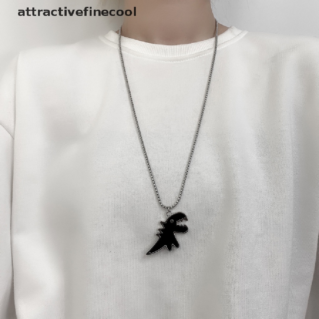 Set 2 Vòng cổ Mặt Khủng Long Dễ Thương Cho Cặp Đôi