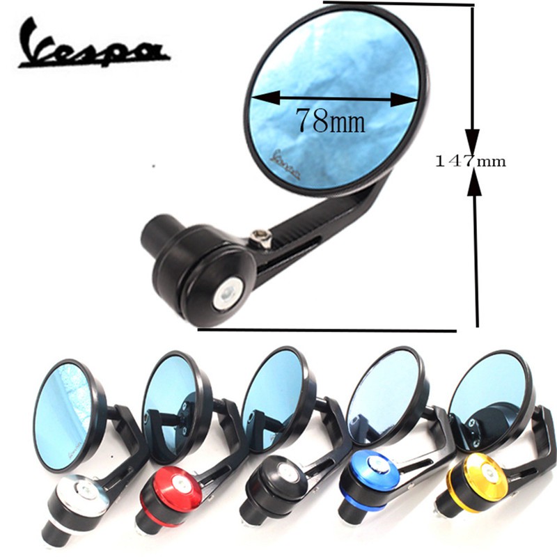 Motorcycle rearview accessories scooter Handle Bar End mirror For All VESPA GTS GTV LX LT primavera sprint