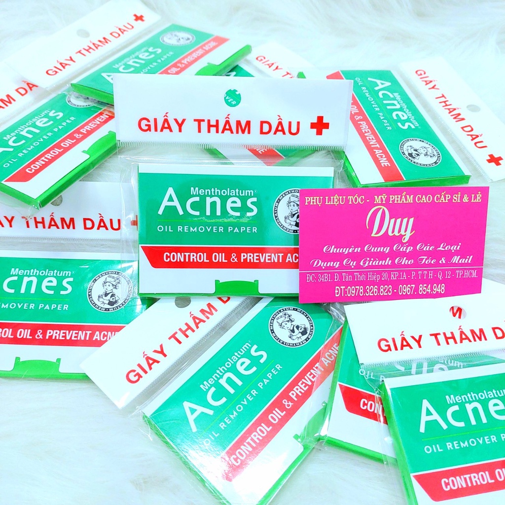 Giấy Thấm Dầu Acnes Oil Remover Paper 100 Tờ