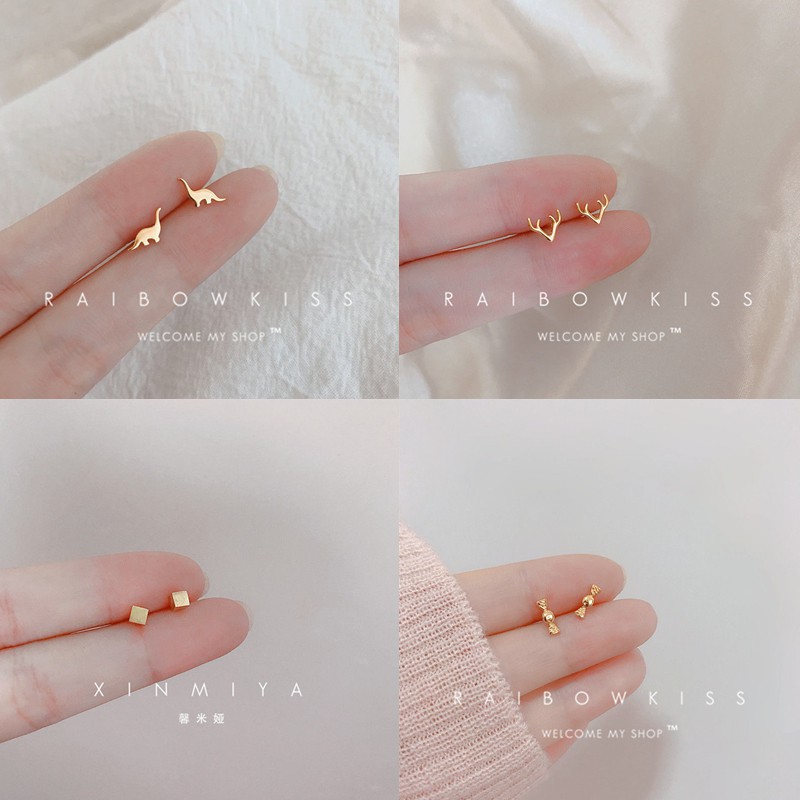 Bông Tai Mini Xinh Xắn Theo Phong Cách Hàn Quốc C174