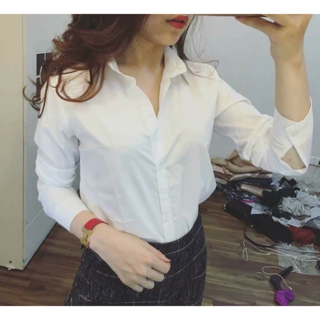 Áo sơ mi cổ đức