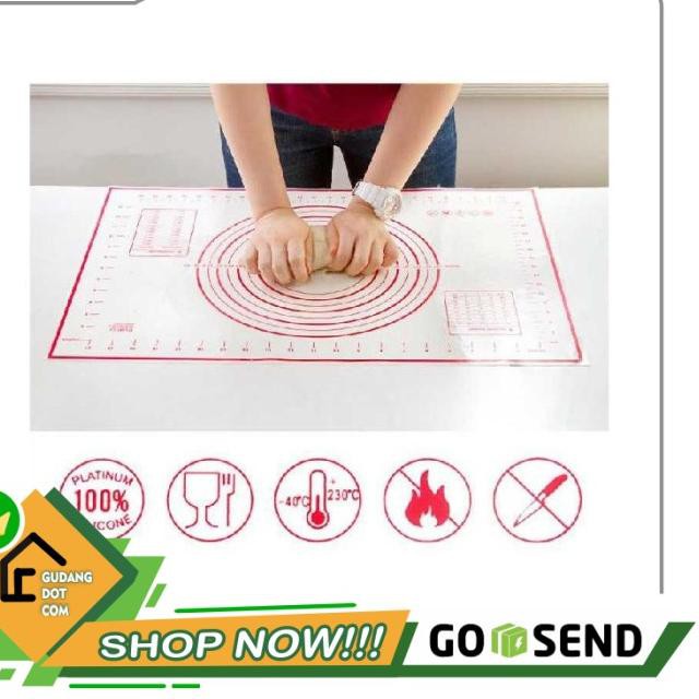 Thảm Silicone Nướng Bánh Pizza 40x60 cm | BigBuy360 - bigbuy360.vn