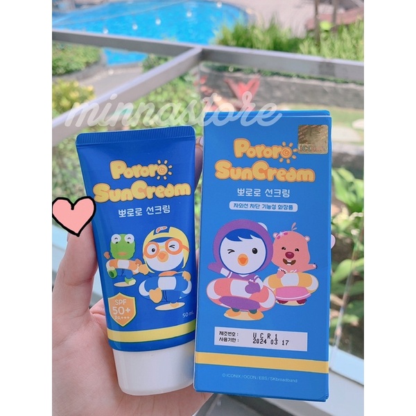 KEM CHỐNG NẮNG CHO TRẺ EM PORORO SUNCREAM