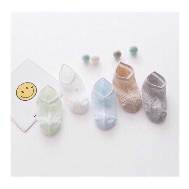 SET 5 ĐÔI TẤT LƯỚI HÀNG XUẤT LOẠI I SIÊU MỊN CHO BÉ - LADY