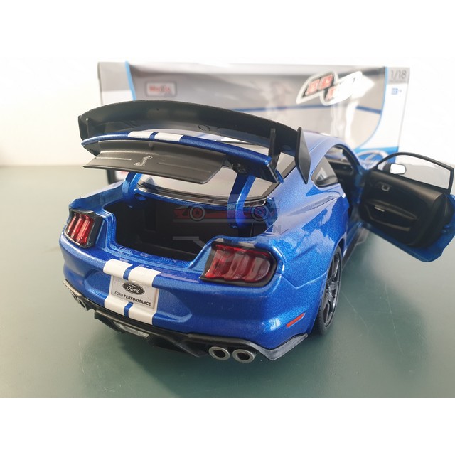 Xe mô hình Ford Mustang 2020, tỉ lệ 1:18, màu xanh