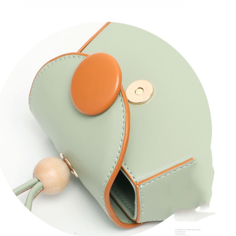 Ielgy Niche Túi Xách Đeo Vai Zongzi Nhỏ Gọn Thiết Kế Màu Tương Phản Đa Năng Cho Nữ