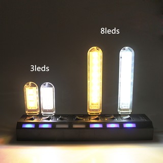 1 Đèn LED USB Mini Để Bàn Đọc Sách Ban Đêm