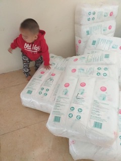 Bỉm quần trần nanu size L 100m