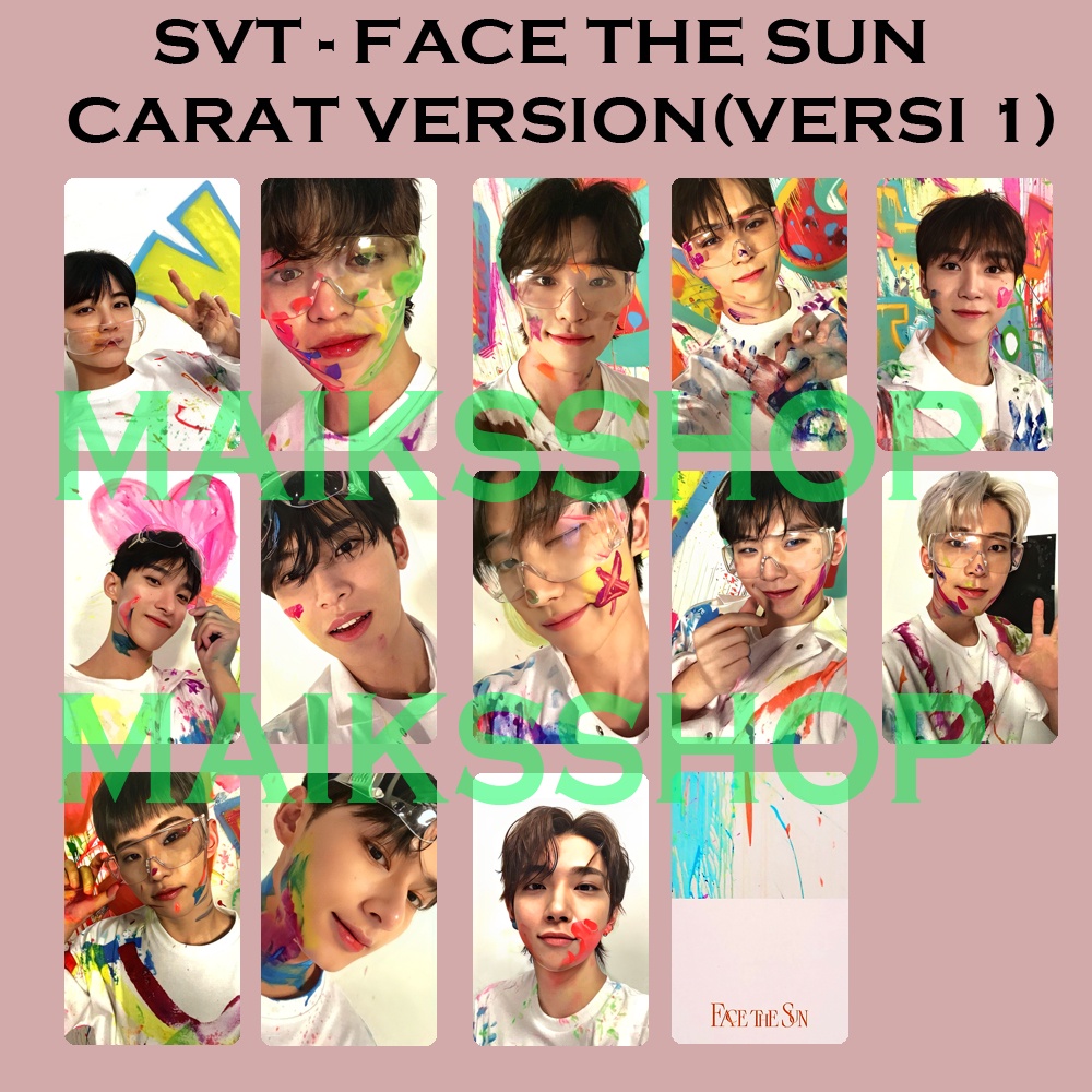 Thẻ Ảnh Nhóm Nhạc Seventeen Độc Đáo